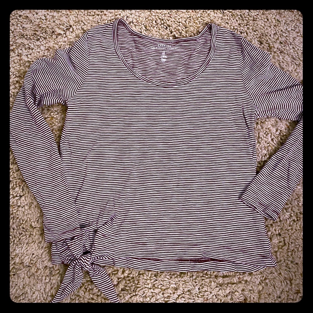 Gap Le T-Shirt Confo long sleeve tie front